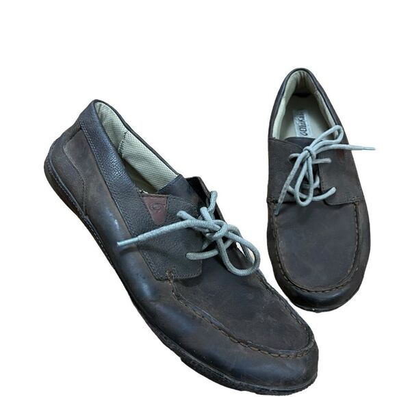 Olukai Ohana Leather Boat Shoes Men’s 11 - Picture 1 of 4